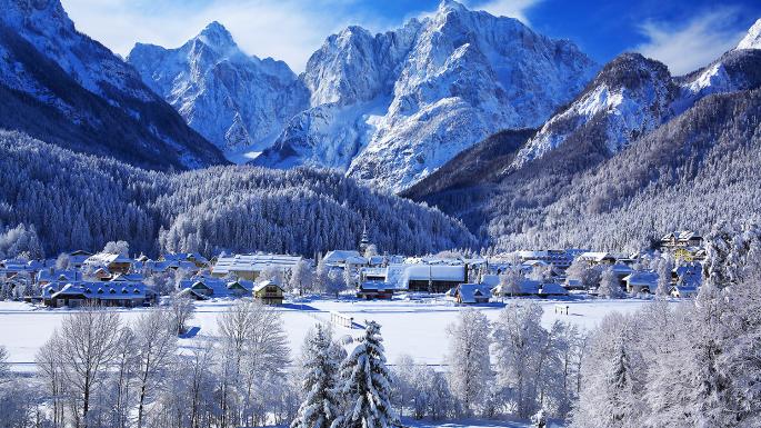 Зима в Словении
